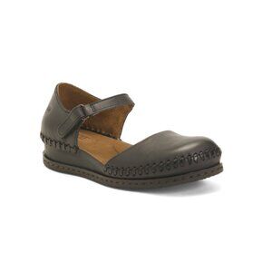 BORN Black Made In Mexico Leather Ela Comfort Sandals